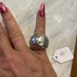 Silver vintage ring